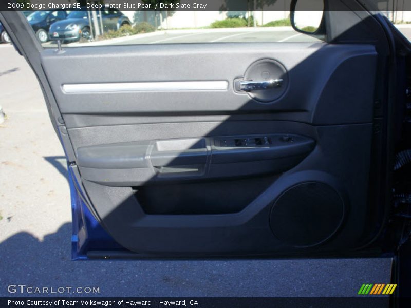 Deep Water Blue Pearl / Dark Slate Gray 2009 Dodge Charger SE
