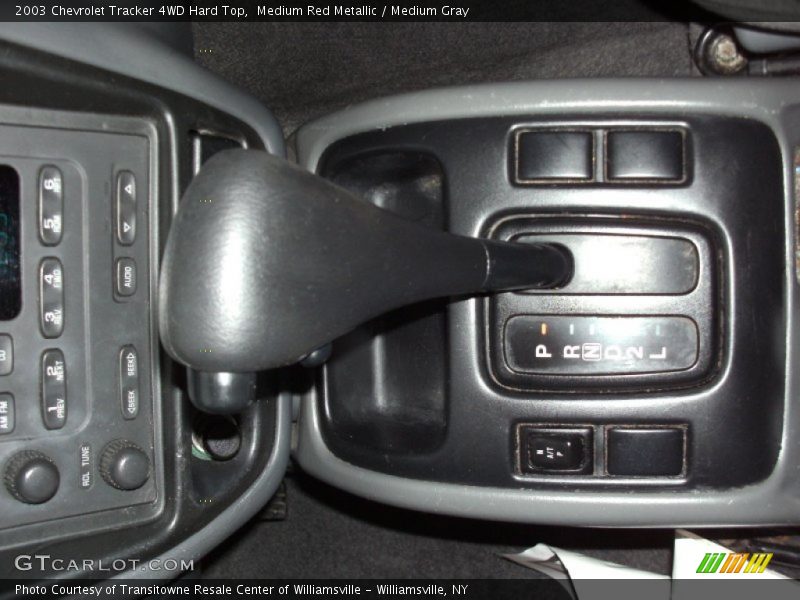 Medium Red Metallic / Medium Gray 2003 Chevrolet Tracker 4WD Hard Top