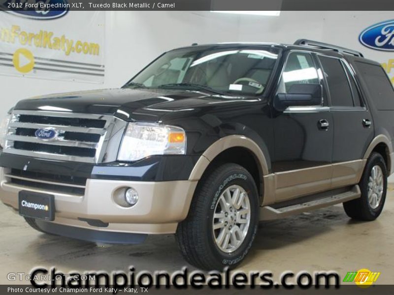 Tuxedo Black Metallic / Camel 2012 Ford Expedition XLT