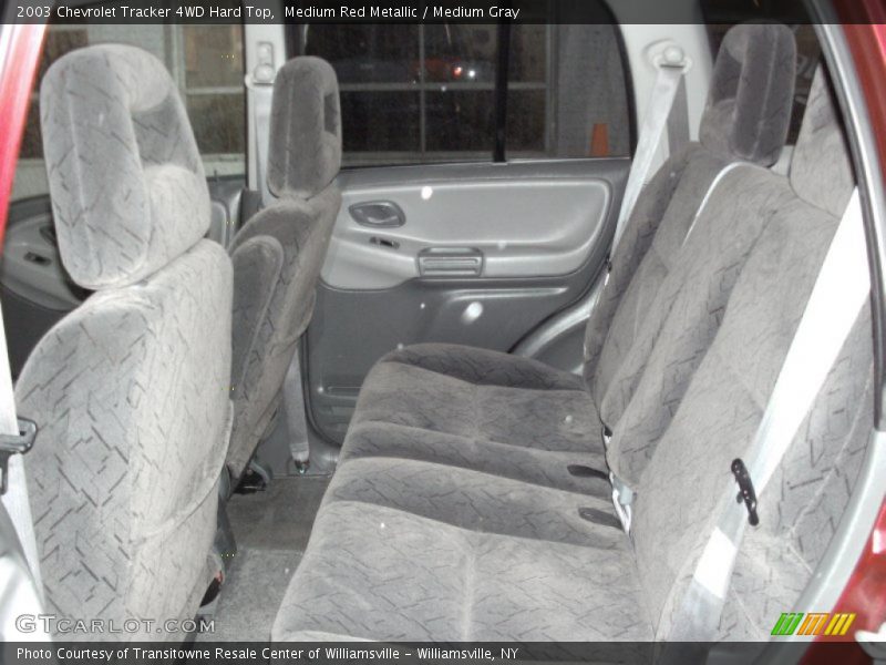 Medium Red Metallic / Medium Gray 2003 Chevrolet Tracker 4WD Hard Top