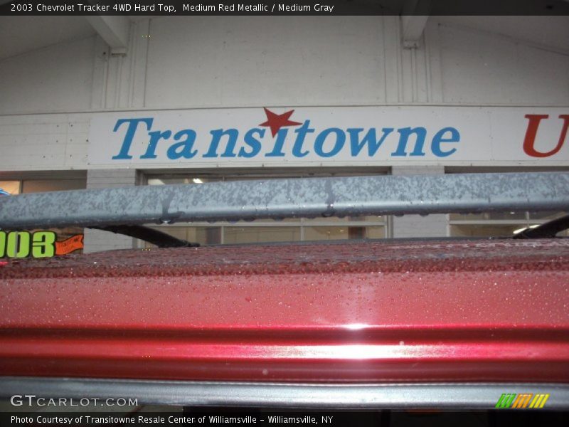 Medium Red Metallic / Medium Gray 2003 Chevrolet Tracker 4WD Hard Top