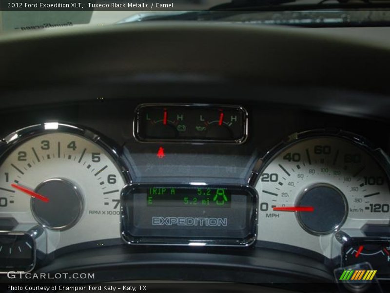 Tuxedo Black Metallic / Camel 2012 Ford Expedition XLT