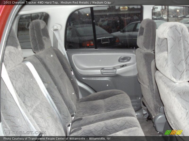 Medium Red Metallic / Medium Gray 2003 Chevrolet Tracker 4WD Hard Top