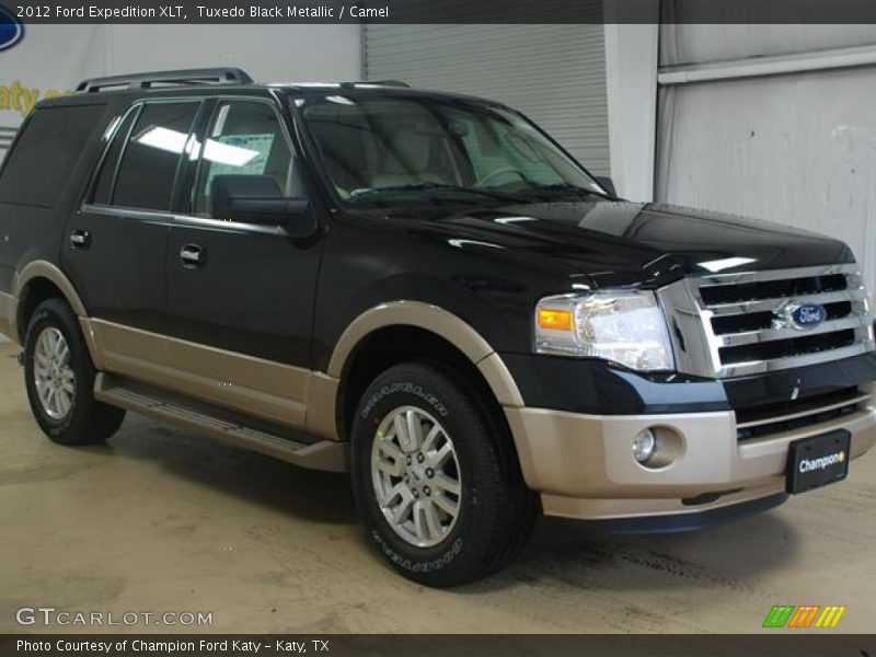 Tuxedo Black Metallic / Camel 2012 Ford Expedition XLT