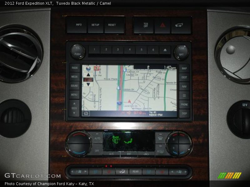 Tuxedo Black Metallic / Camel 2012 Ford Expedition XLT