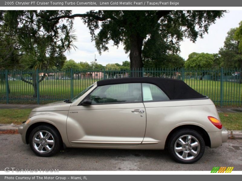 Linen Gold Metallic Pearl / Taupe/Pearl Beige 2005 Chrysler PT Cruiser Touring Turbo Convertible