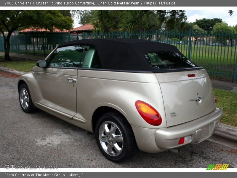 Linen Gold Metallic Pearl / Taupe/Pearl Beige 2005 Chrysler PT Cruiser Touring Turbo Convertible