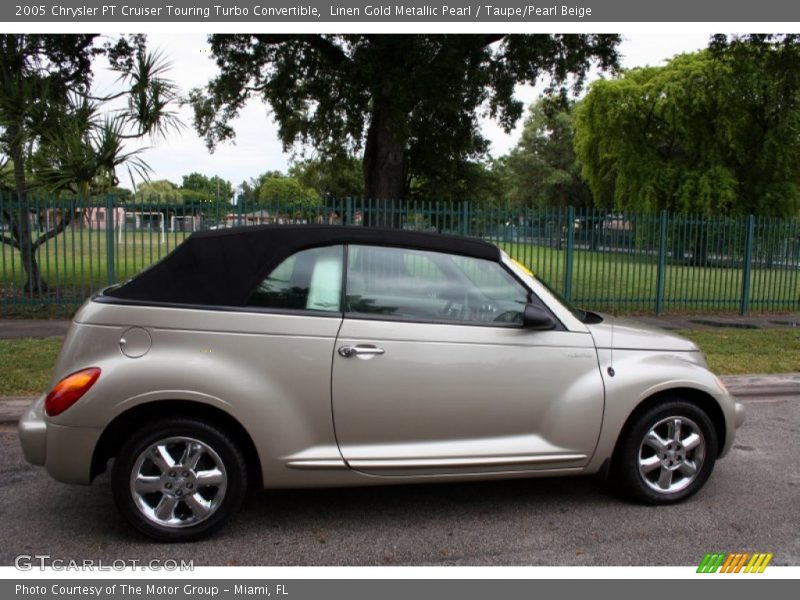 Linen Gold Metallic Pearl / Taupe/Pearl Beige 2005 Chrysler PT Cruiser Touring Turbo Convertible