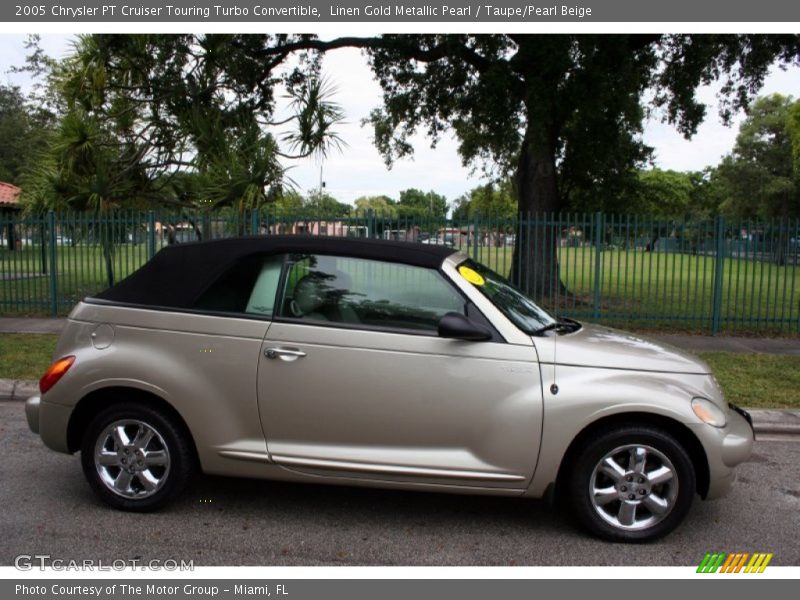 Linen Gold Metallic Pearl / Taupe/Pearl Beige 2005 Chrysler PT Cruiser Touring Turbo Convertible