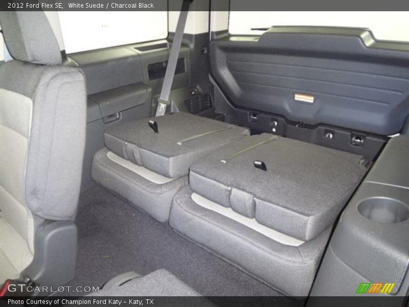 White Suede / Charcoal Black 2012 Ford Flex SE
