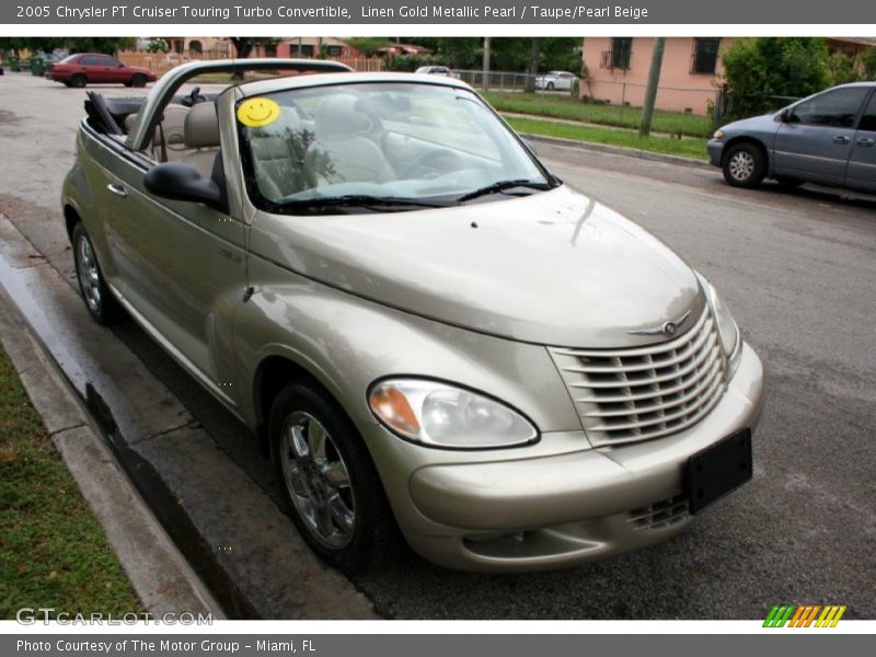 Linen Gold Metallic Pearl / Taupe/Pearl Beige 2005 Chrysler PT Cruiser Touring Turbo Convertible