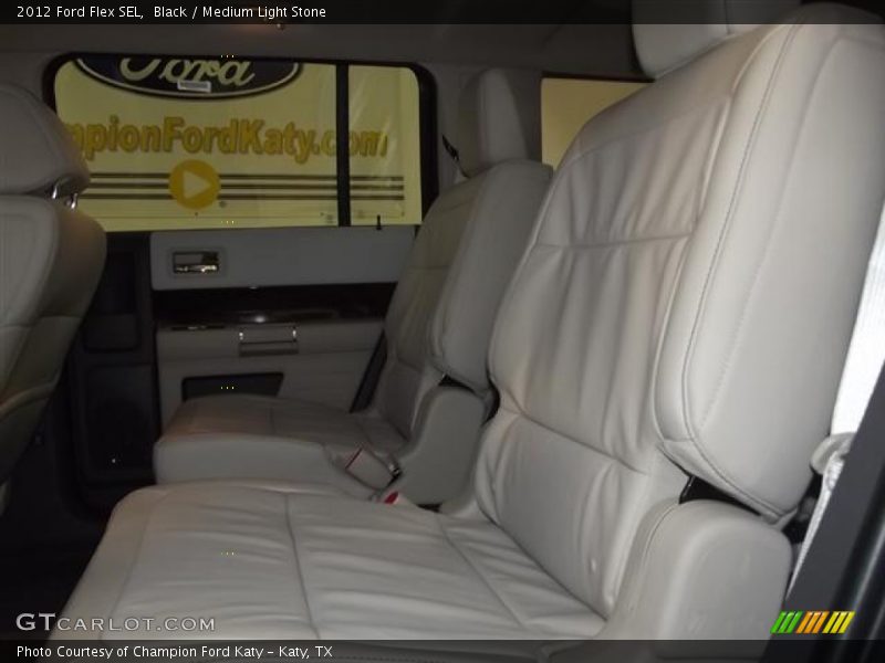 Black / Medium Light Stone 2012 Ford Flex SEL