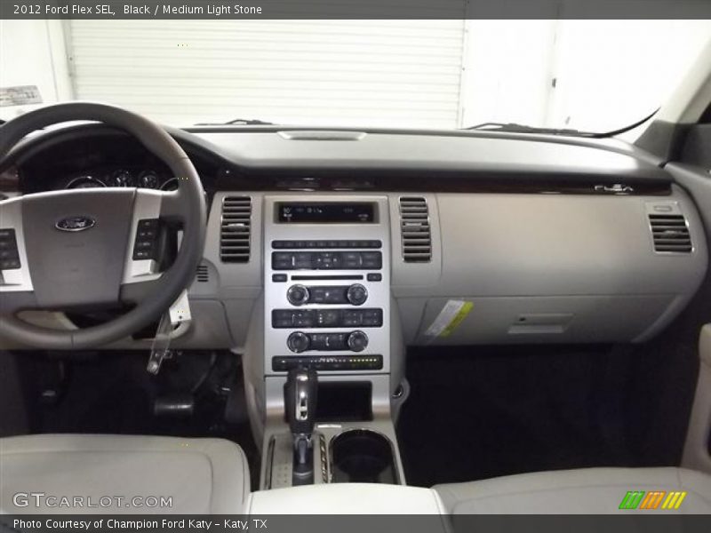 Black / Medium Light Stone 2012 Ford Flex SEL