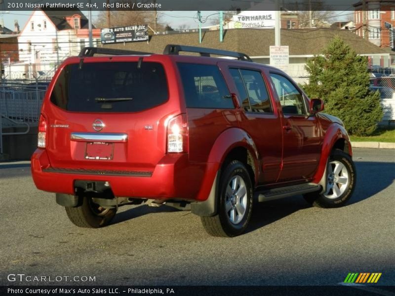 Red Brick / Graphite 2010 Nissan Pathfinder SE 4x4