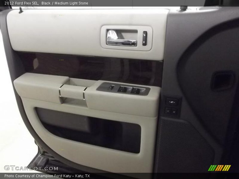 Black / Medium Light Stone 2012 Ford Flex SEL