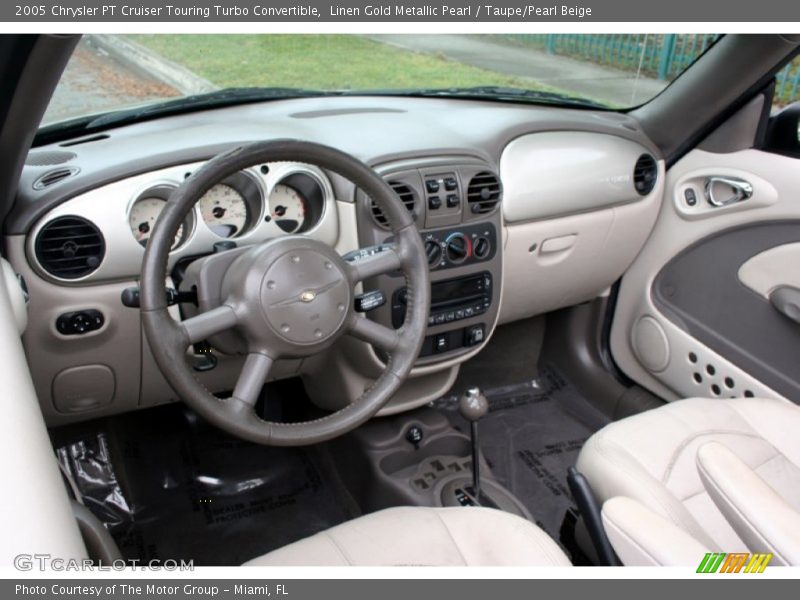 Linen Gold Metallic Pearl / Taupe/Pearl Beige 2005 Chrysler PT Cruiser Touring Turbo Convertible