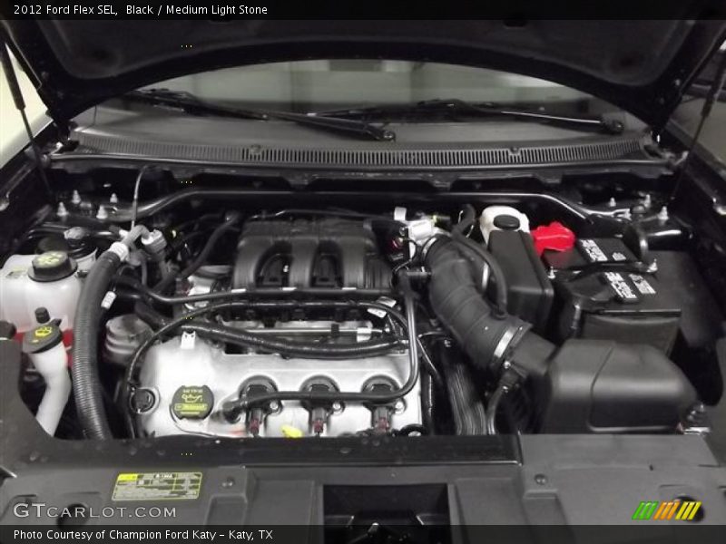 Black / Medium Light Stone 2012 Ford Flex SEL