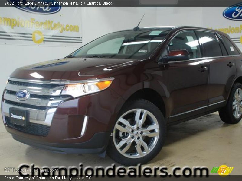 Cinnamon Metallic / Charcoal Black 2012 Ford Edge Limited