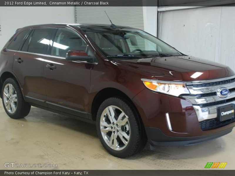 Cinnamon Metallic / Charcoal Black 2012 Ford Edge Limited