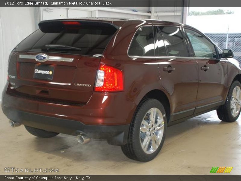 Cinnamon Metallic / Charcoal Black 2012 Ford Edge Limited