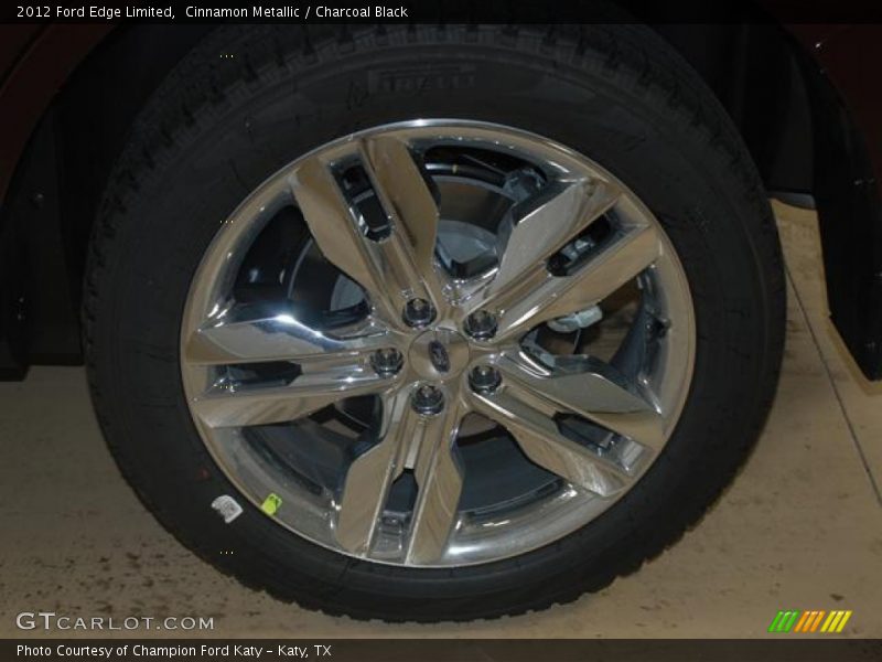 Cinnamon Metallic / Charcoal Black 2012 Ford Edge Limited