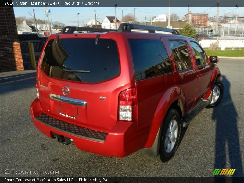 Red Brick / Graphite 2010 Nissan Pathfinder SE 4x4