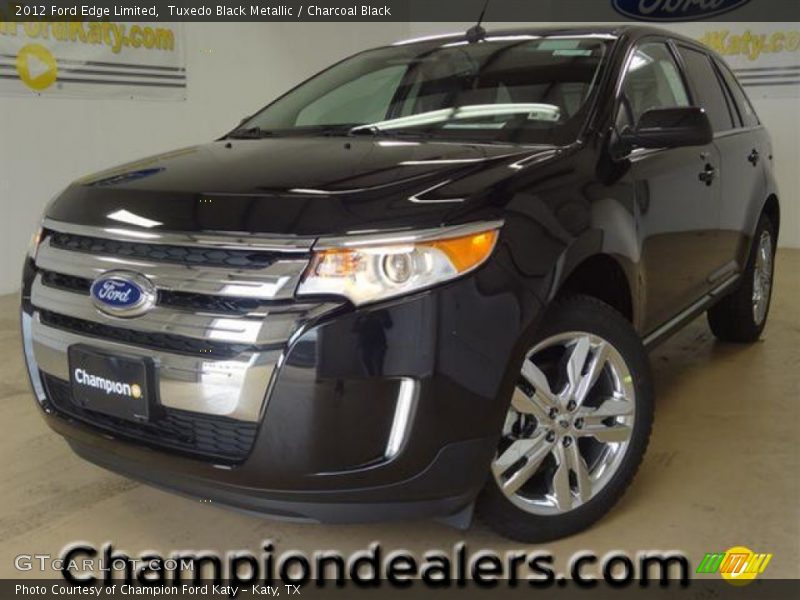 Tuxedo Black Metallic / Charcoal Black 2012 Ford Edge Limited