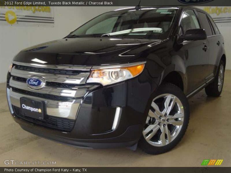 Tuxedo Black Metallic / Charcoal Black 2012 Ford Edge Limited