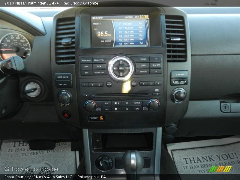 Red Brick / Graphite 2010 Nissan Pathfinder SE 4x4