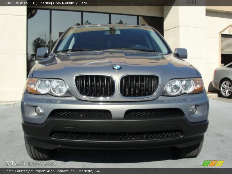 Sterling Grey Metallic / Black 2006 BMW X5 3.0i