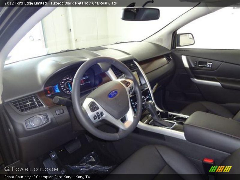 Tuxedo Black Metallic / Charcoal Black 2012 Ford Edge Limited