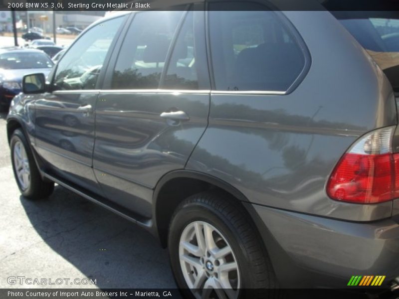 Sterling Grey Metallic / Black 2006 BMW X5 3.0i