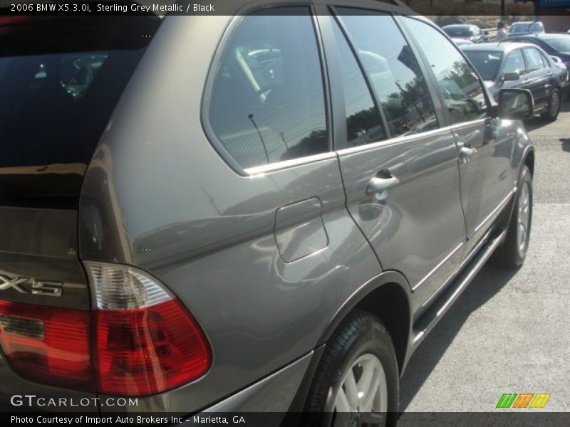 Sterling Grey Metallic / Black 2006 BMW X5 3.0i