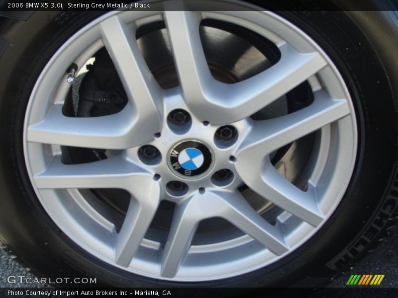 Sterling Grey Metallic / Black 2006 BMW X5 3.0i