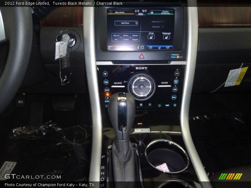 Tuxedo Black Metallic / Charcoal Black 2012 Ford Edge Limited
