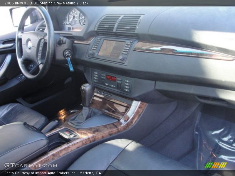 Sterling Grey Metallic / Black 2006 BMW X5 3.0i