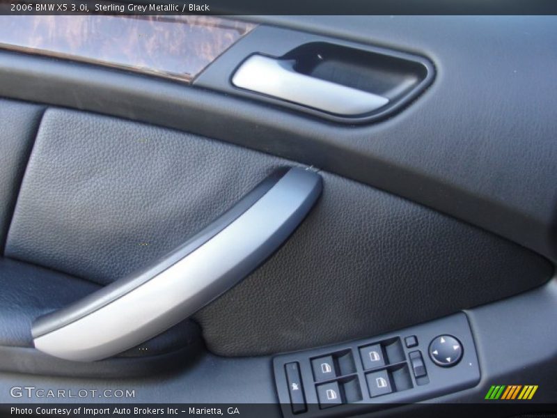 Sterling Grey Metallic / Black 2006 BMW X5 3.0i