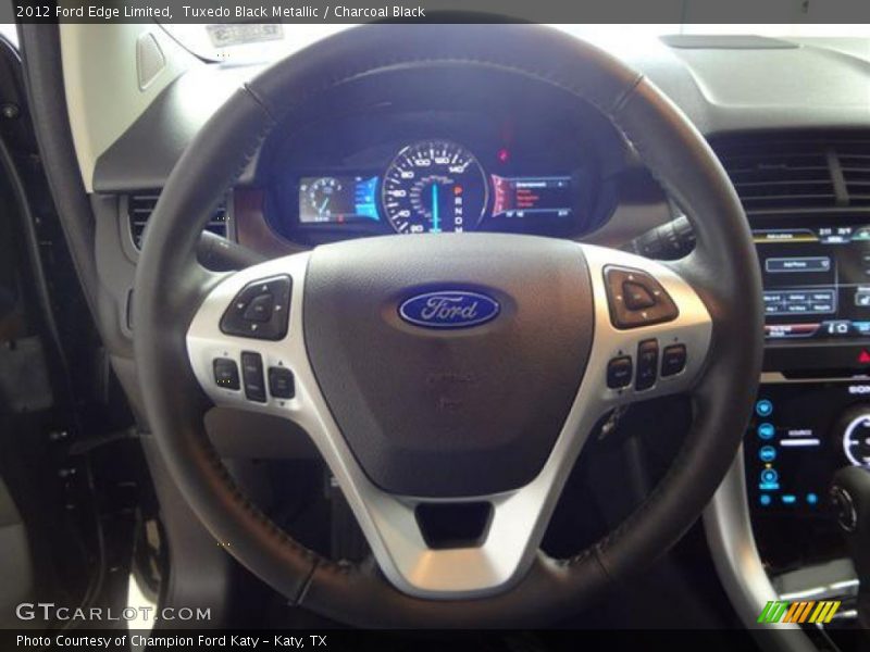 Tuxedo Black Metallic / Charcoal Black 2012 Ford Edge Limited