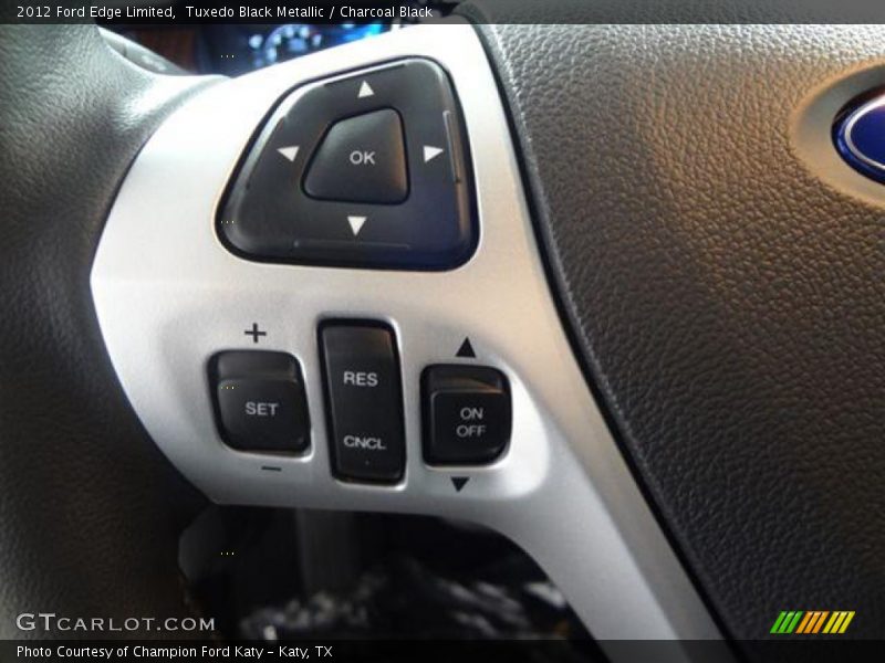 Tuxedo Black Metallic / Charcoal Black 2012 Ford Edge Limited