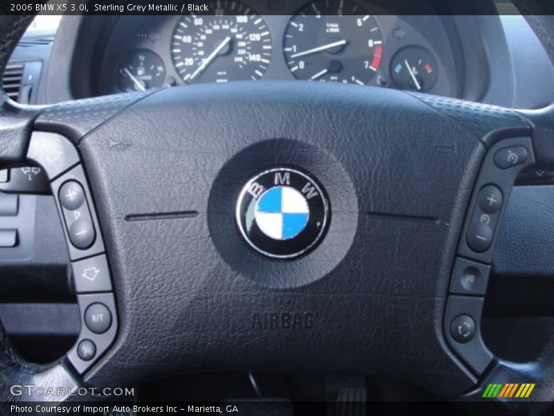 Sterling Grey Metallic / Black 2006 BMW X5 3.0i