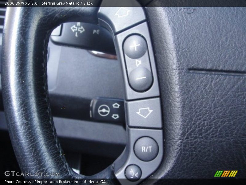 Sterling Grey Metallic / Black 2006 BMW X5 3.0i