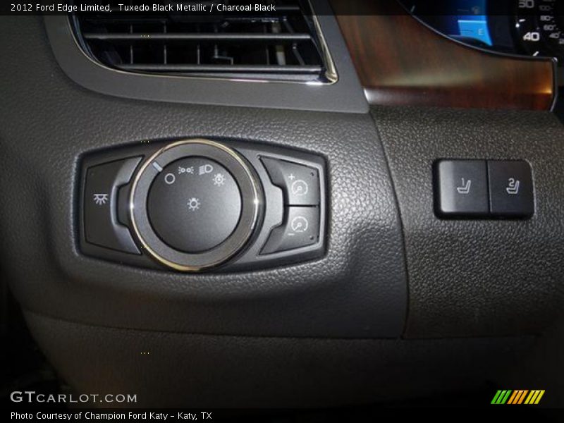 Tuxedo Black Metallic / Charcoal Black 2012 Ford Edge Limited
