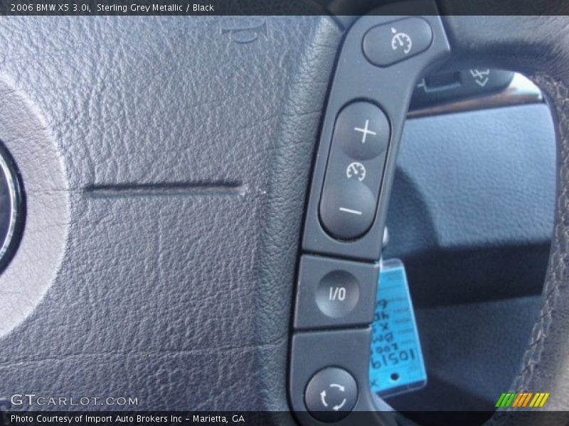 Sterling Grey Metallic / Black 2006 BMW X5 3.0i