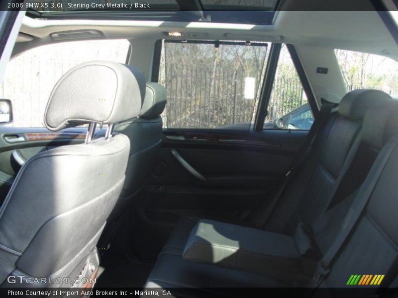 Sterling Grey Metallic / Black 2006 BMW X5 3.0i