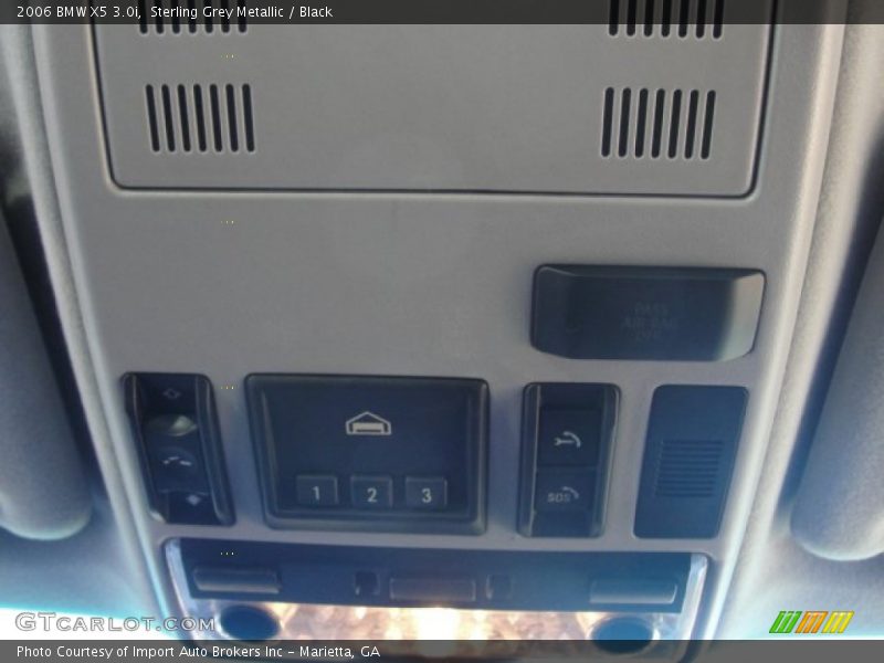 Sterling Grey Metallic / Black 2006 BMW X5 3.0i