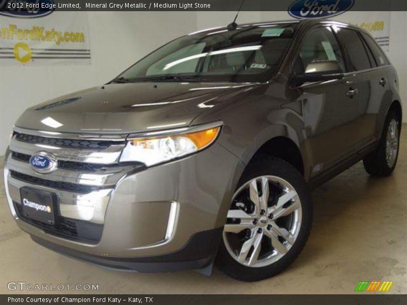 Mineral Grey Metallic / Medium Light Stone 2012 Ford Edge Limited