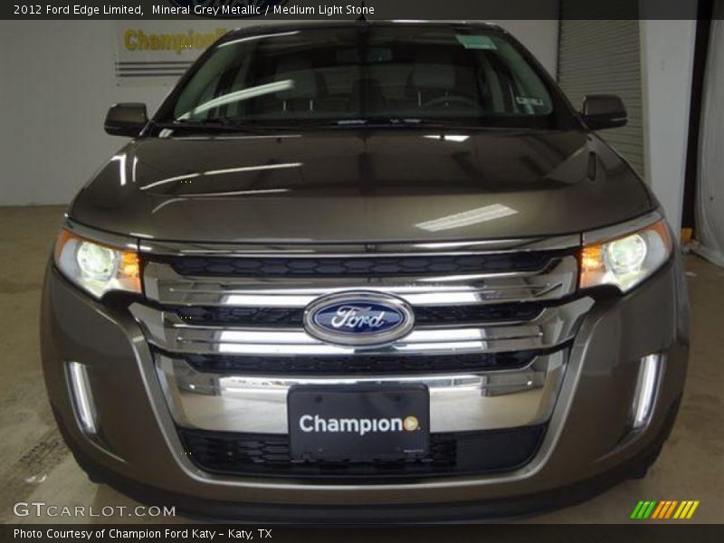 Mineral Grey Metallic / Medium Light Stone 2012 Ford Edge Limited