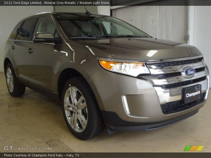 Mineral Grey Metallic / Medium Light Stone 2012 Ford Edge Limited