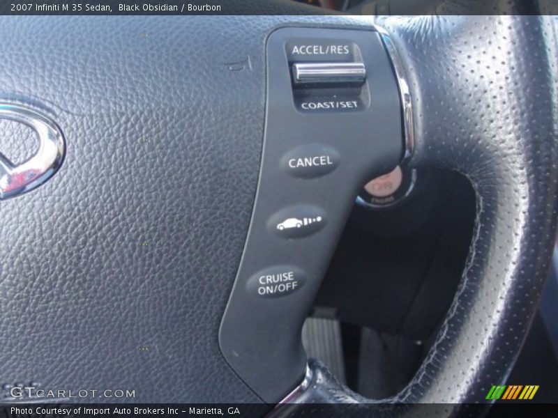 Black Obsidian / Bourbon 2007 Infiniti M 35 Sedan