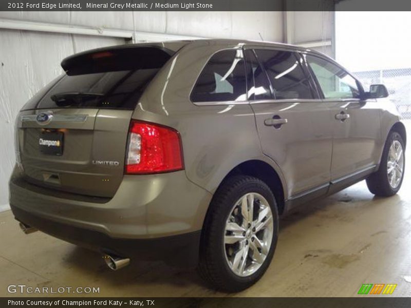 Mineral Grey Metallic / Medium Light Stone 2012 Ford Edge Limited